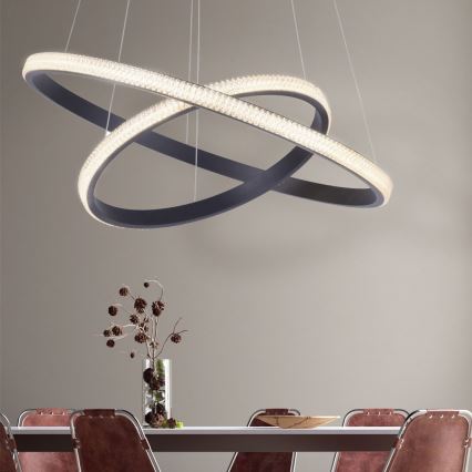 Leuchten Direkt 15610-18 - LED Himmennettävä kattokruunu johdossa MUSA LED/36W/230V