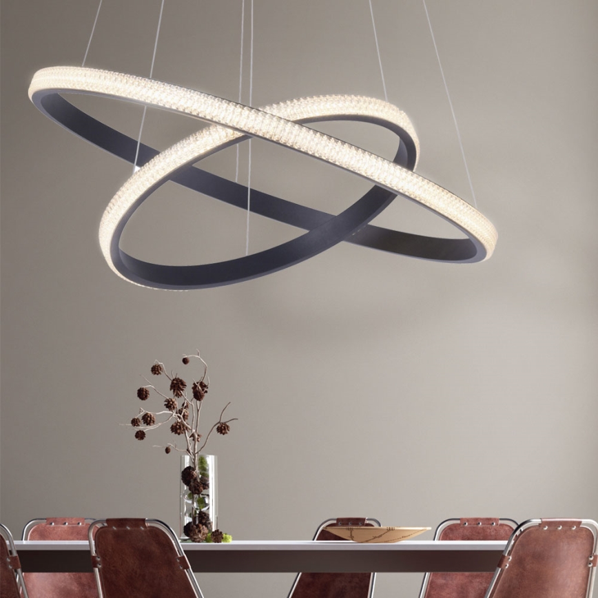 Leuchten Direkt 15610-18 - LED Himmennettävä kattokruunu johdossa MUSA LED/36W/230V