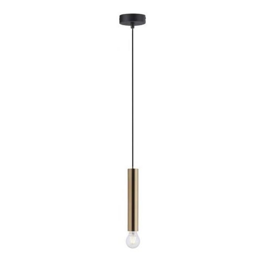 Leuchten Direkt 15617-60 - Riippuvalaisin BRUNA 1xE27/60W/230V messinki