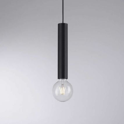 Leuchten Direkt 15618-18 - Riippuvalaisin BRUNA 3xE27/60W/230V musta