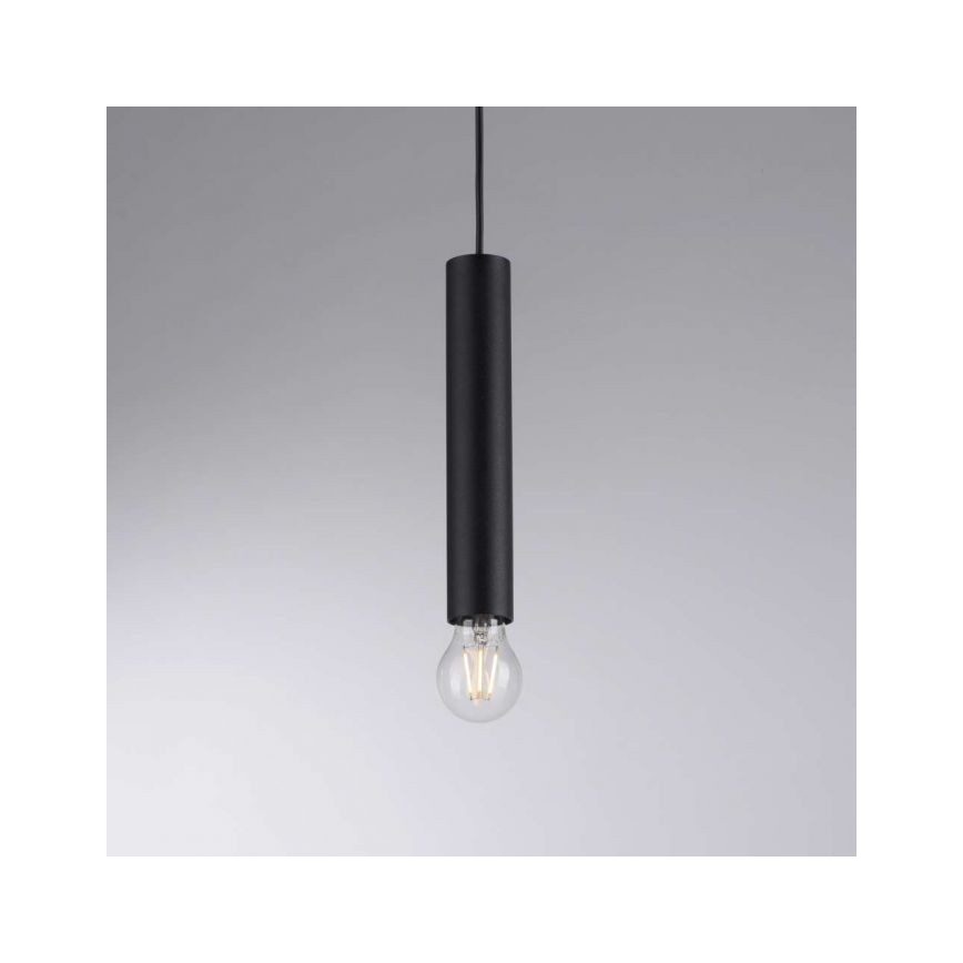 Leuchten Direkt 15618-18 - Riippuvalaisin BRUNA 3xE27/60W/230V musta