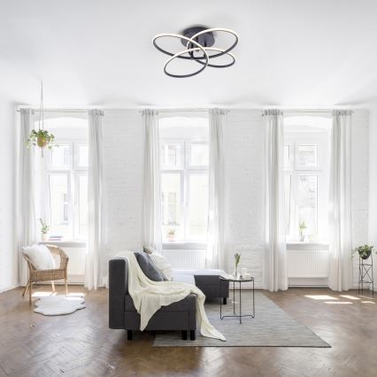 Leuchten Direkt 15660-18 - LED-himmennyskattokruunu NODE LED/27W/230V