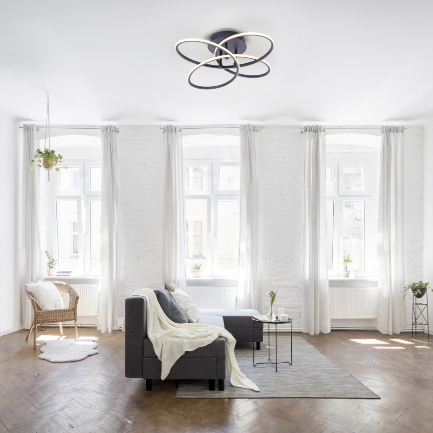 Leuchten Direkt 15660-18 - LED-himmennyskattokruunu NODE LED/27W/230V