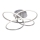 Leuchten Direkt 15660-55 - LED-himmennyskattokruunu NODE LED/27W/230V