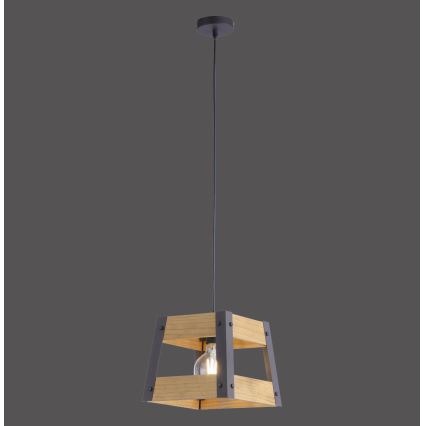 Leuchten Direkt 15720-79 - Kattokruunu narulla CRATE 1xE27/60W/230V