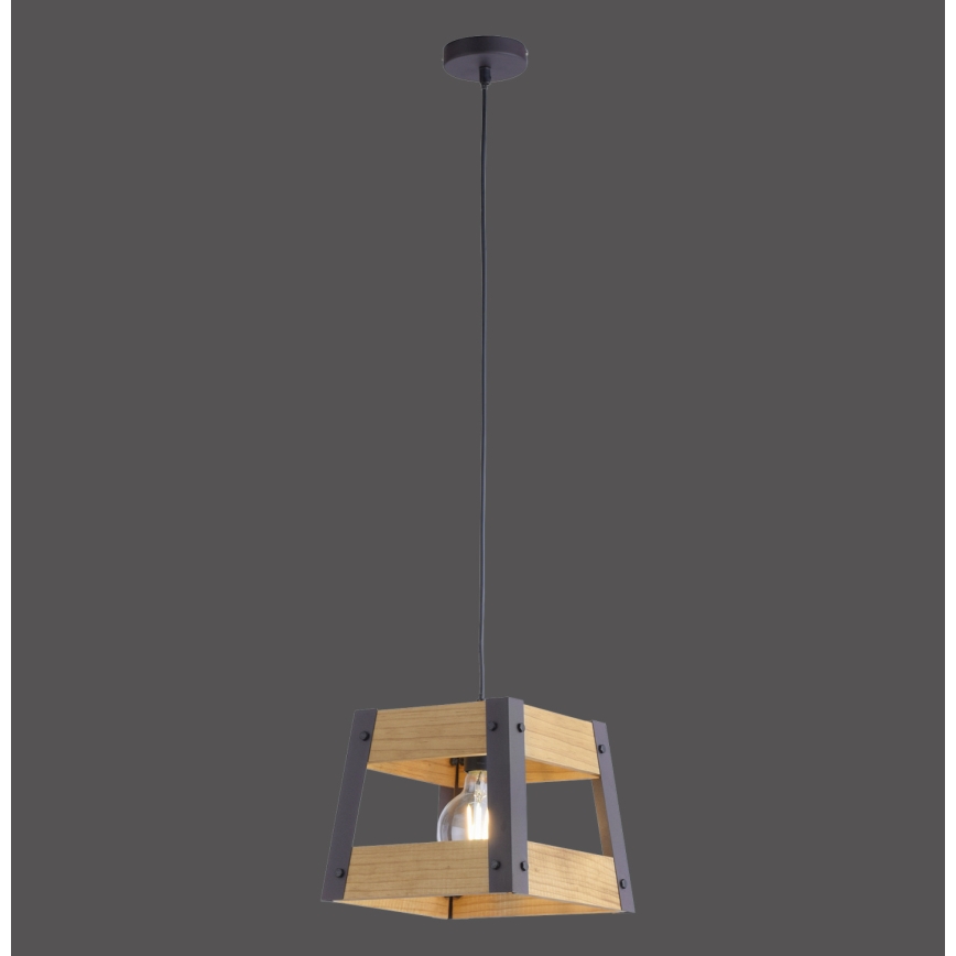 Leuchten Direkt 15720-79 - Kattokruunu narulla CRATE 1xE27/60W/230V