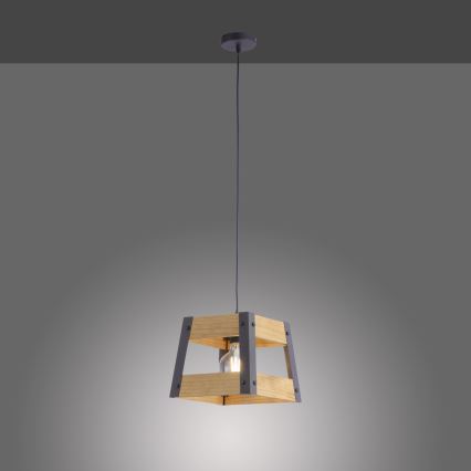 Leuchten Direkt 15720-79 - Kattokruunu narulla CRATE 1xE27/60W/230V