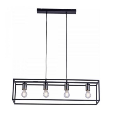 Leuchten Direkt 15854-18 - Kattokruunu johdossa FABIO 4xE27/60W/230V