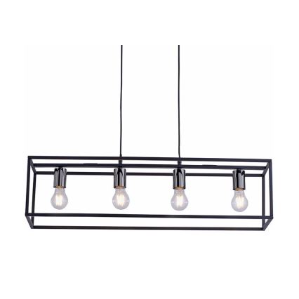Leuchten Direkt 15854-18 - Kattokruunu johdossa FABIO 4xE27/60W/230V