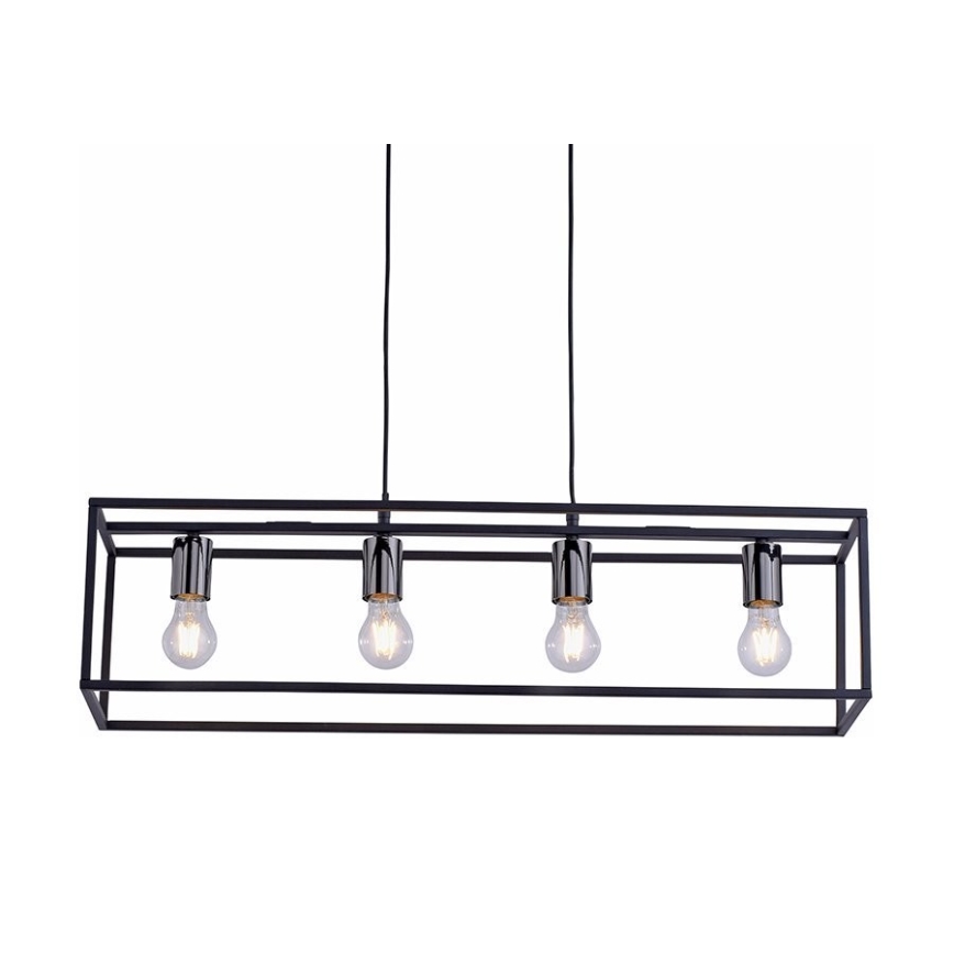 Leuchten Direkt 15854-18 - Kattokruunu johdossa FABIO 4xE27/60W/230V