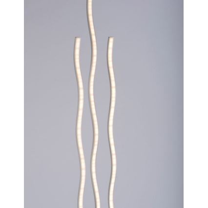 Leuchten Direkt 16268-55 - LED RGB himmennettävä lattialamppu WAVE LED/31W/230V + kauko-ohjaus