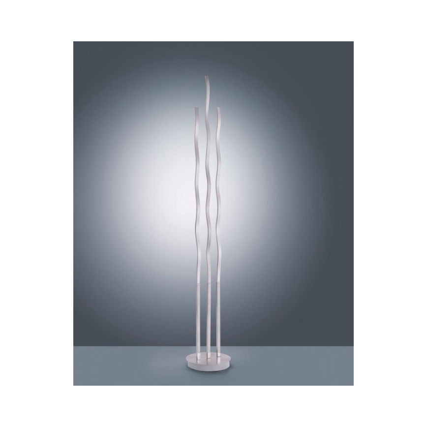 Leuchten Direkt 16268-55 - LED RGB himmennettävä lattialamppu WAVE LED/31W/230V + kauko-ohjaus