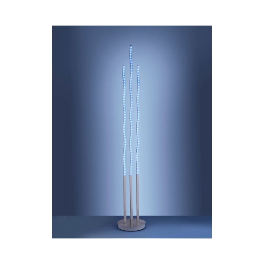 Leuchten Direkt 16268-55 - LED RGB himmennettävä lattialamppu WAVE LED/31W/230V + kauko-ohjaus