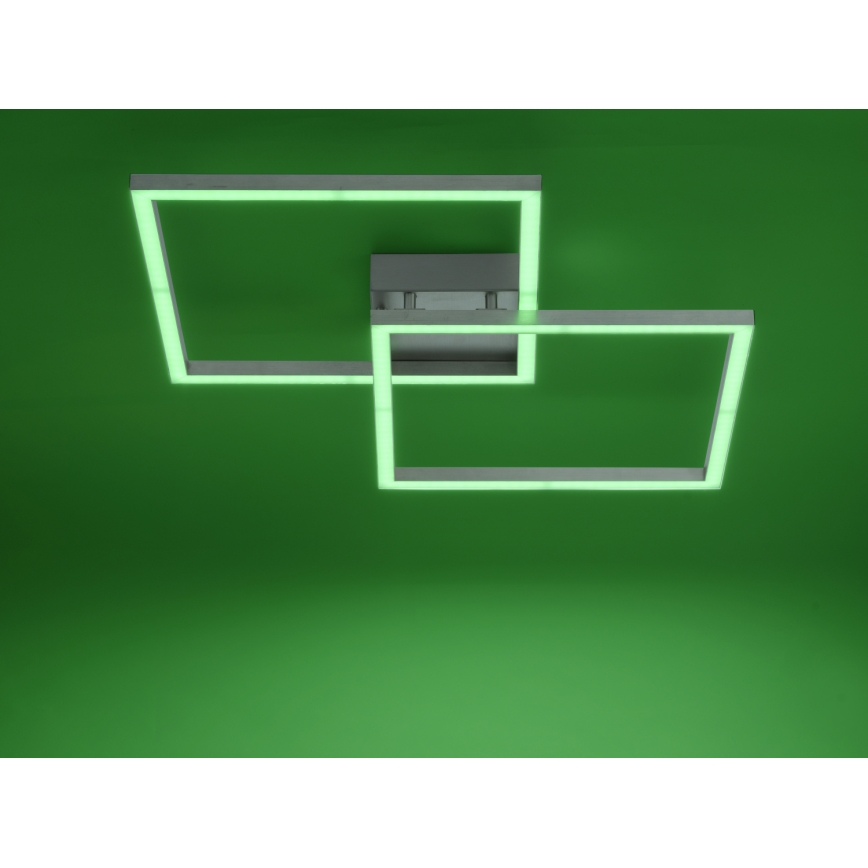 Leuchten Direkt 16429-55 - Himmennettävä LED-RGB-kattovalaisin LOLA 2xLED/12,5W/230V Tuya + kauko-ohjaus