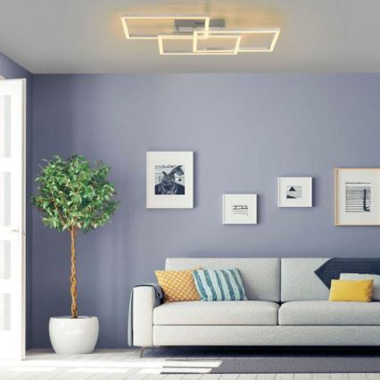 Leuchten Direkt 16431-55 - Himmennettävä LED-RGB-kattokruunu MAXI LED/27W/230V + kauko-ohjaus