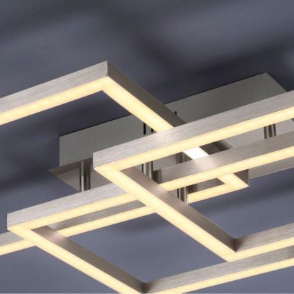 Leuchten Direkt 16431-55 - Himmennettävä LED-RGB-kattokruunu MAXI LED/27W/230V + kauko-ohjaus