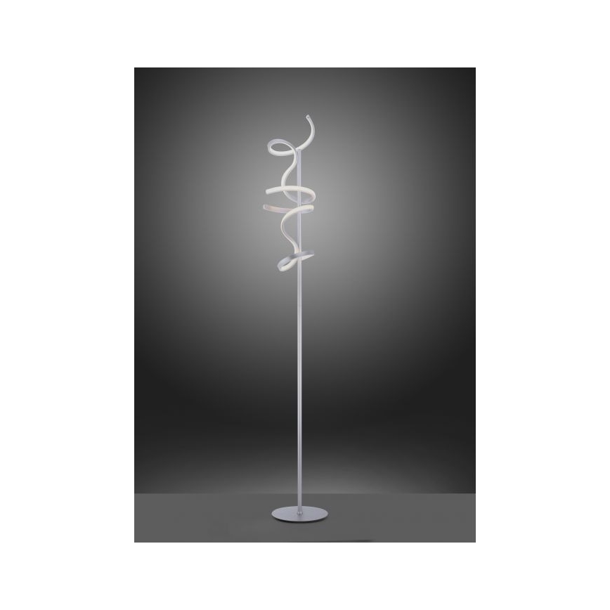 Leuchten Direkt 19031-21 - LED Himmennettävä lattilamppu CURLS LED/20W/230V