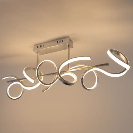 Leuchten Direkt 19032-21 - LED Himmennettävä pinta-asetettava kattokruunu CURLS LED/25,8W/230V