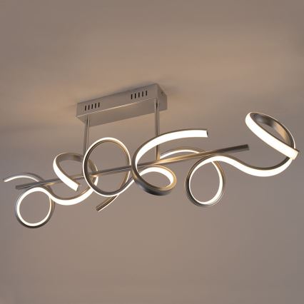 Leuchten Direkt 19032-21 - LED Himmennettävä pinta-asetettava kattokruunu CURLS LED/25,8W/230V