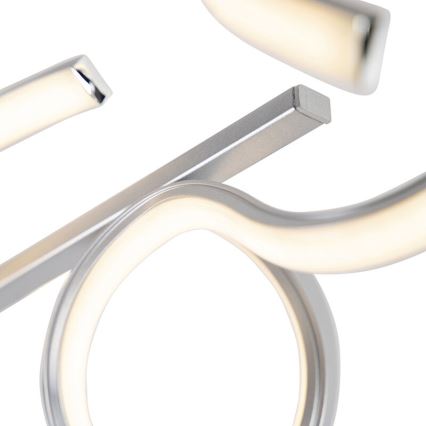 Leuchten Direkt 19032-21 - LED Himmennettävä pinta-asetettava kattokruunu CURLS LED/25,8W/230V