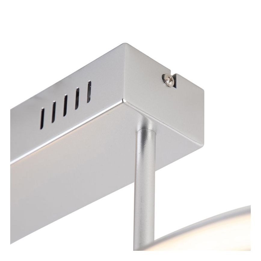 Leuchten Direkt 19032-21 - LED Himmennettävä pinta-asetettava kattokruunu CURLS LED/25,8W/230V
