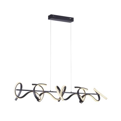 Leuchten Direkt 19033-18 - Himmennettävä LED-kattokruunu narussa CURLS 4xLED/10,2W/230V