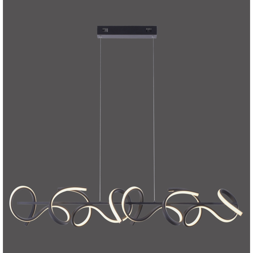 Leuchten Direkt 19033-18 - Himmennettävä LED-kattokruunu narussa CURLS 4xLED/10,2W/230V