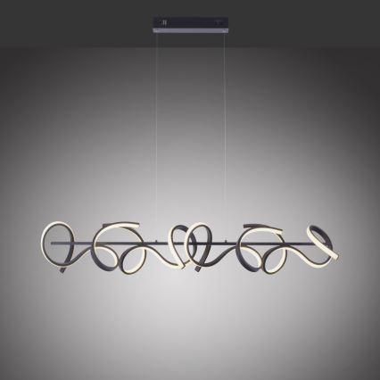 Leuchten Direkt 19033-18 - Himmennettävä LED-kattokruunu narussa CURLS 4xLED/10,2W/230V