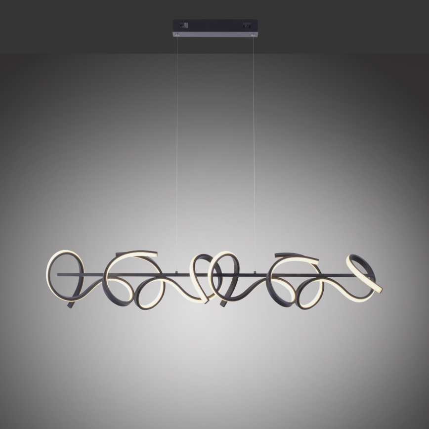 Leuchten Direkt 19033-18 - Himmennettävä LED-kattokruunu narussa CURLS 4xLED/10,2W/230V