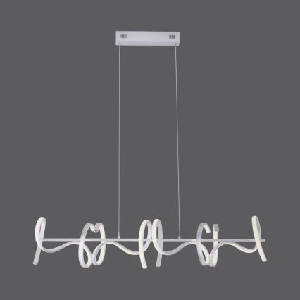 Leuchten Direkt 19033-21 - LED Himmennettävä kattokruunu johdossa CURLS LED/40,8W/230V