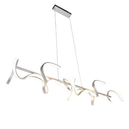 Leuchten Direkt 19033-21 - LED Himmennettävä kattokruunu johdossa CURLS LED/40,8W/230V
