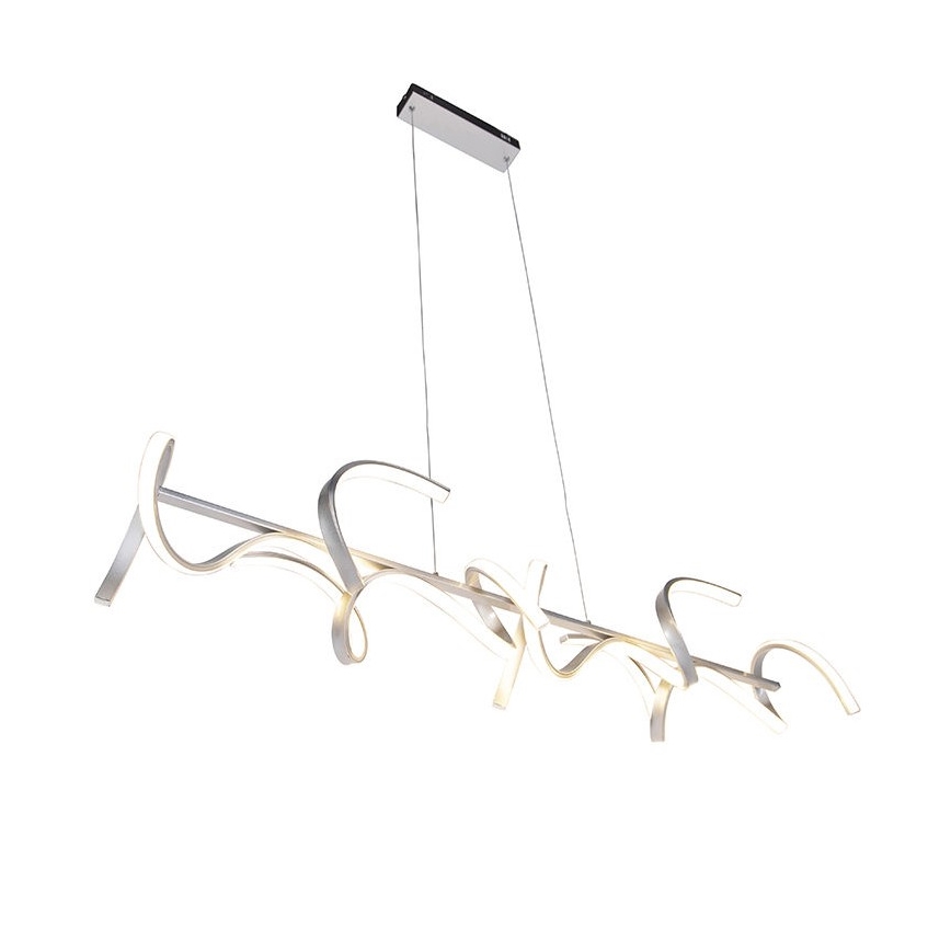 Leuchten Direkt 19033-21 - LED Himmennettävä kattokruunu johdossa CURLS LED/40,8W/230V