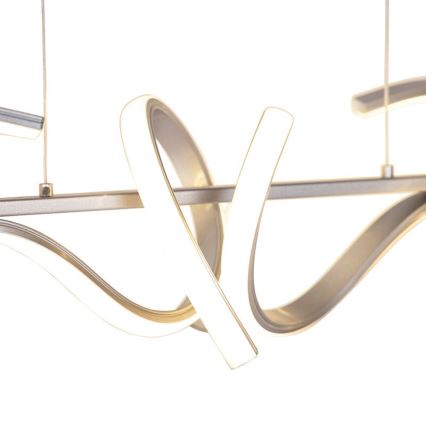 Leuchten Direkt 19033-21 - LED Himmennettävä kattokruunu johdossa CURLS LED/40,8W/230V