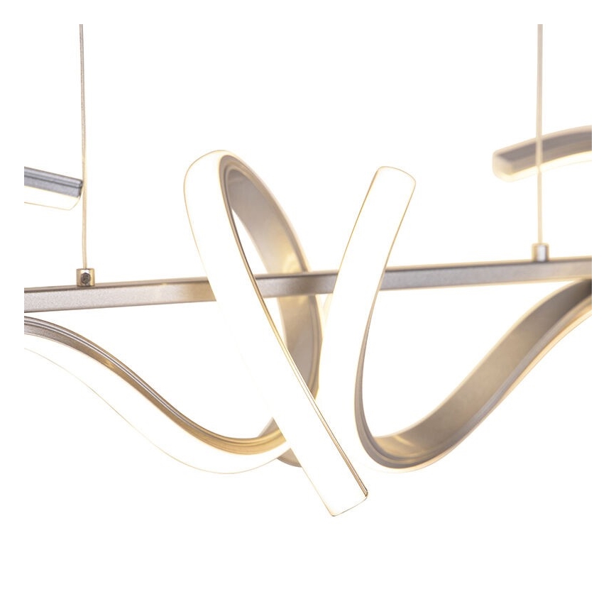 Leuchten Direkt 19033-21 - LED Himmennettävä kattokruunu johdossa CURLS LED/40,8W/230V