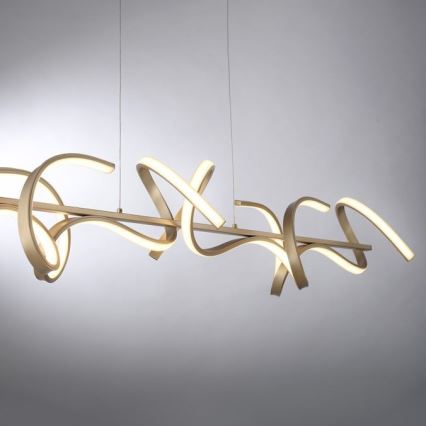 Leuchten Direkt 19033-60 - LED Himmennettävä kattokruunu johdossa CURLS LED/40,8W/230V