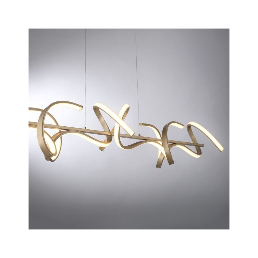 Leuchten Direkt 19033-60 - LED Himmennettävä kattokruunu johdossa CURLS LED/40,8W/230V