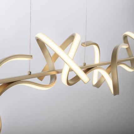 Leuchten Direkt 19033-60 - LED Himmennettävä kattokruunu johdossa CURLS LED/40,8W/230V