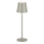Leuchten Direkt 19250-40 - LED Himmennettävä ladattava ulkopöytävalaisin EURIA LED/3W/5V 2600 mAh IP54 harmaa