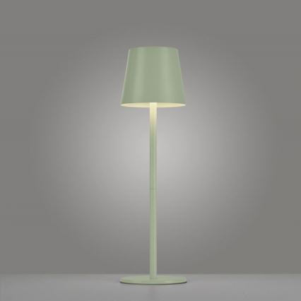 Leuchten Direkt 19250-43 - LED Himmennettävä ladattava ulkopöytävalaisin EURIA LED/3W/5V IP54 vihreä