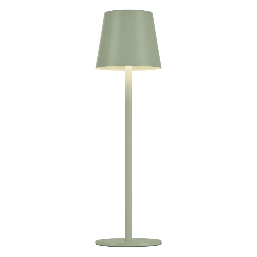 Leuchten Direkt 19250-43 - LED Himmennettävä ladattava ulkopöytävalaisin EURIA LED/3W/5V IP54 vihreä