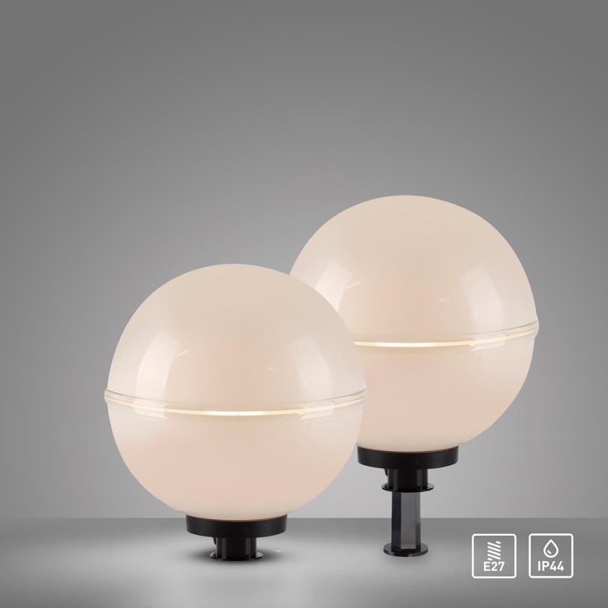 Leuchten Direkt 19324-16-2 - SETTI 2x Ulkovalaisin 1xE27/40W/230V halkaisija 40 cm IP44