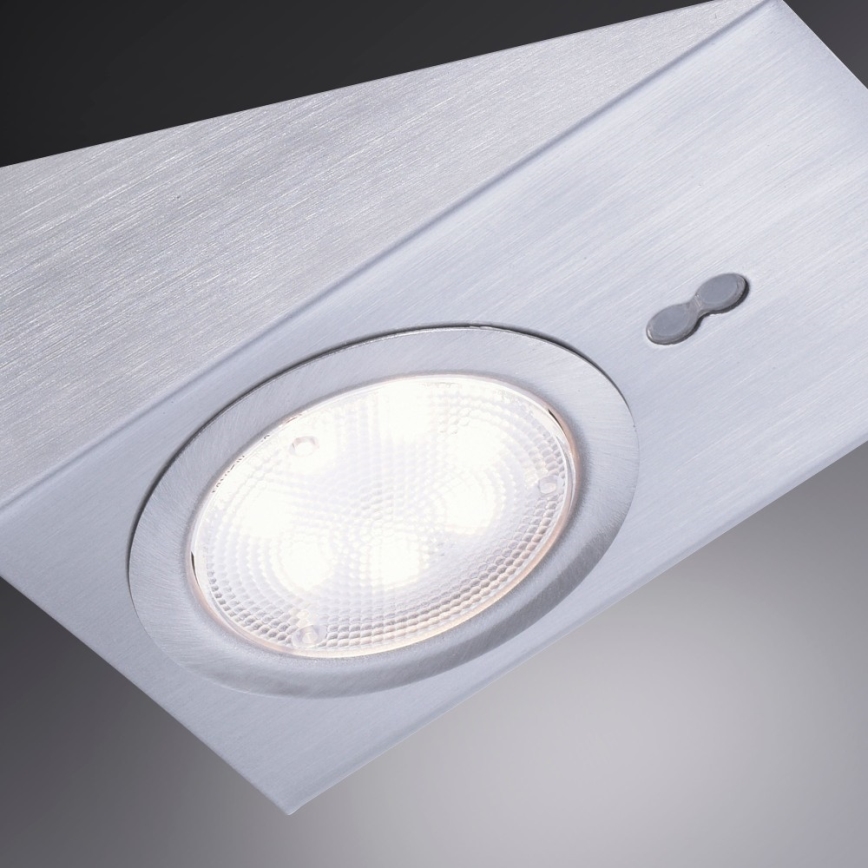 Leuchten Direkt 84111-55-3 - SETTI 3x LED Huonekaluvalo sensorilla THEO LED/3,6W/230V
