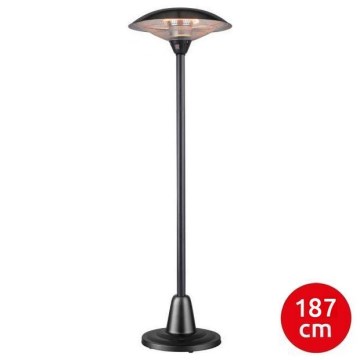 Leuchten Direkt 99501-18 - Lämmityselementti ulkokäyttöön GLOW 1500-3000W/230V 1,87 m IP34 musta