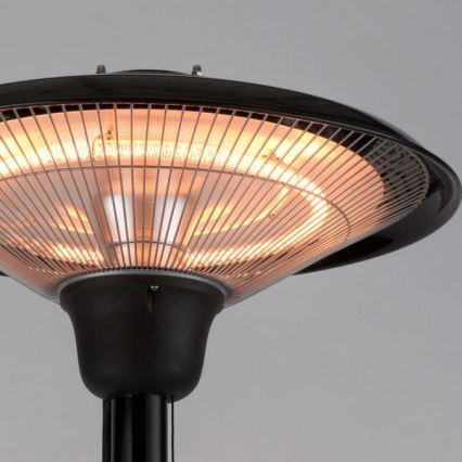 Leuchten Direkt 99501-18 - Lämmityselementti ulkokäyttöön GLOW 1500-3000W/230V 1,87 m IP34 musta