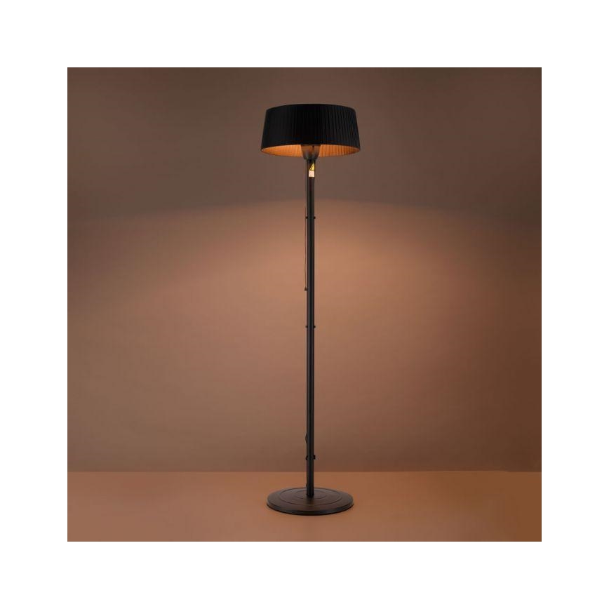 Leuchten Direkt 99507-18 - Lämmityselementti ulkokäyttöön GLOW 1500W/230V 1,95 m IP44 musta