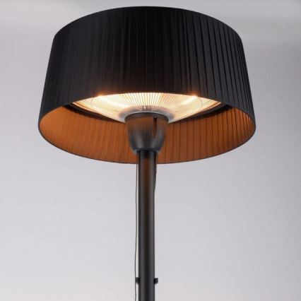 Leuchten Direkt 99507-18 - Lämmityselementti ulkokäyttöön GLOW 1500W/230V 1,95 m IP44 musta