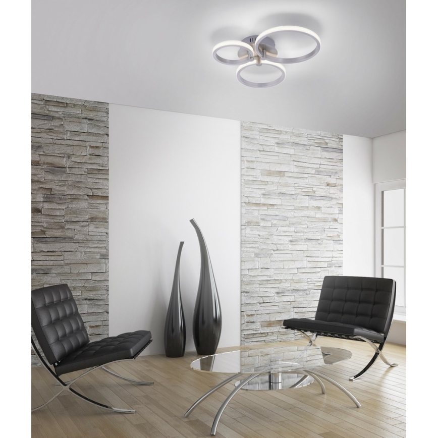 Leuchten Direkt 12110-55 - LED-kattokruunu JOHANNA 1xLED/4,5W/230V+1xLED/6W+1xLED/7,5W