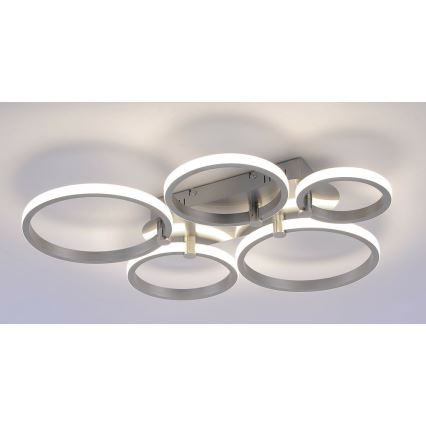 Leuchten Direkt 12112-55 - LED-kattokruunu JOHANNA 2xLED/11,5W/230V+2xLED/9W+1xLED/7W