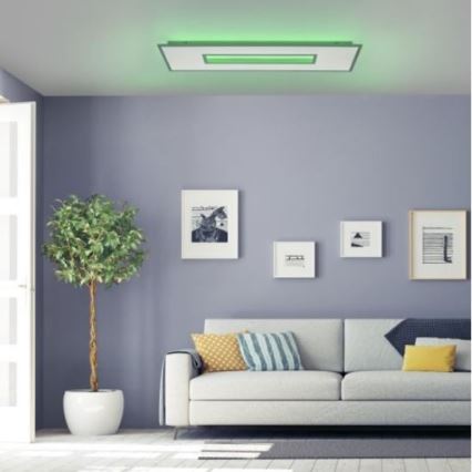 Leuchten Direkt - LED RGB himmennettävä kattovalaisin RECESS LED / 25W / 230V + kaukosäädin
