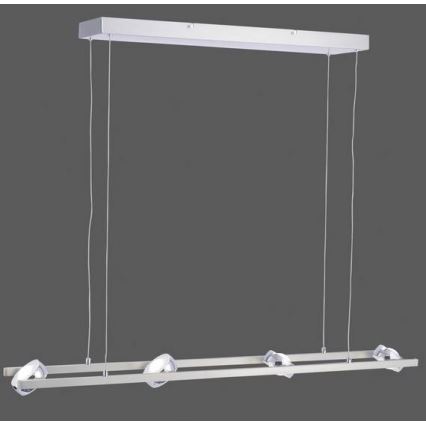 Leuchten Direkt 12470-55 - LED RGB himmennettäväriippuvalaisin OPTI 8xLED / 3W / 230V + kaukosäädin